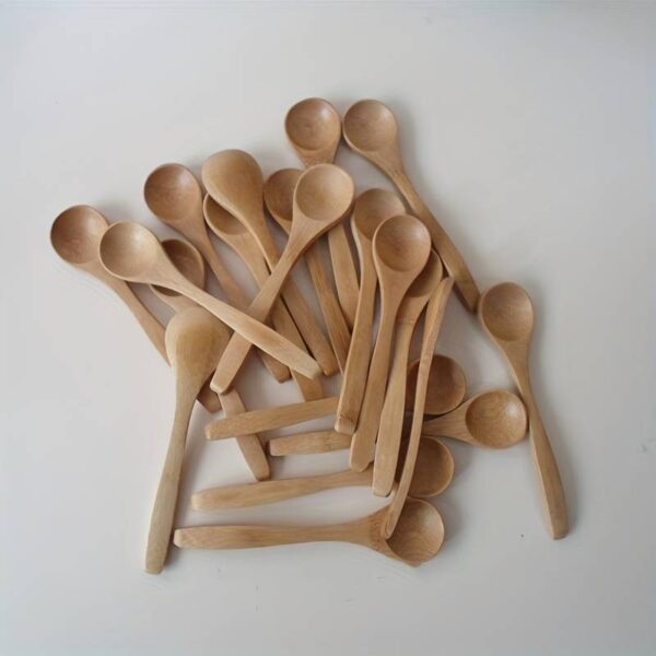 Wooden Long Handle Coffee Spoons
