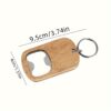 Wooden Keyring Bottle Opener