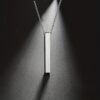 Stainless Steel Wishing Bar Pendant Necklace