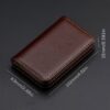 Faux Leather Business Card, Credit card holder